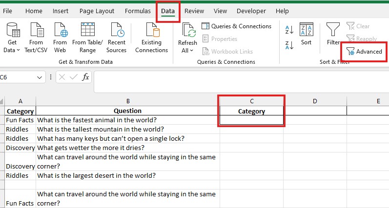 Delete Blank Rows in Excel6