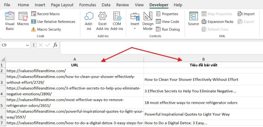 Extracting Data from Websites Using VBA