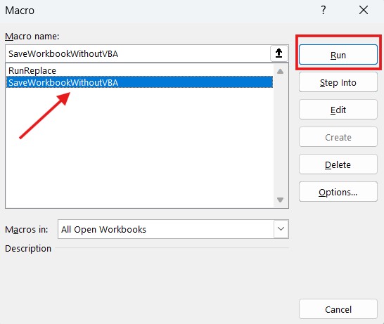 VBA to Save Current Workbook Without VBA Code