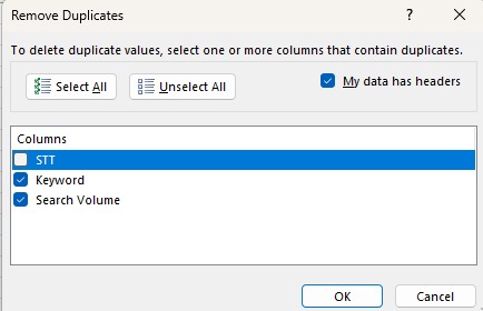  remove duplicates in Excel