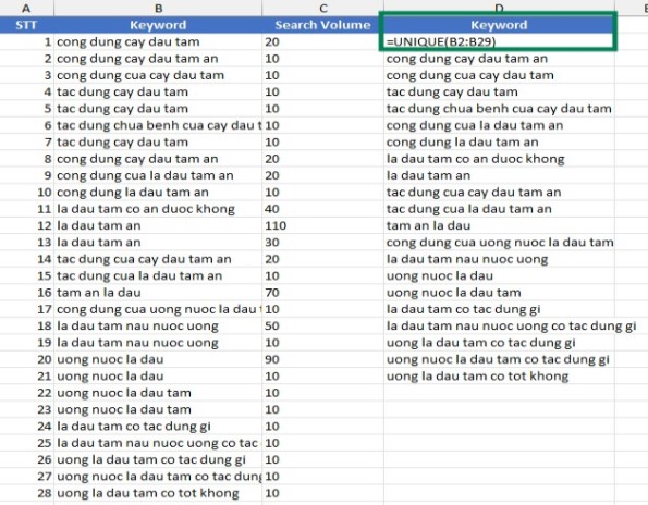 delete duplicate data on Excel 4