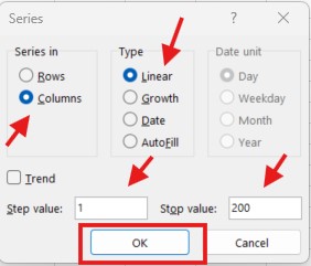 how to number in Excel3