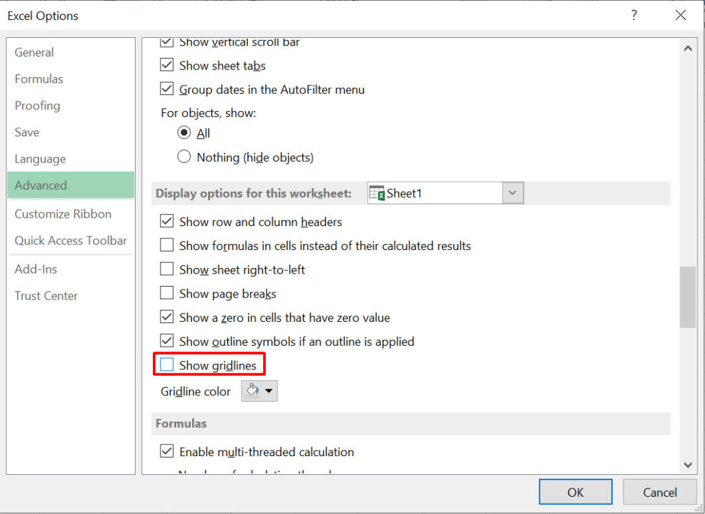 Guide to Enabling and Disabling Gridlines in Excel