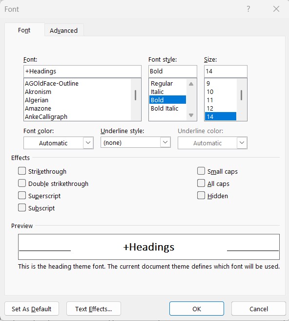 GUIDE TO TEXT FORMATTING IN WORD